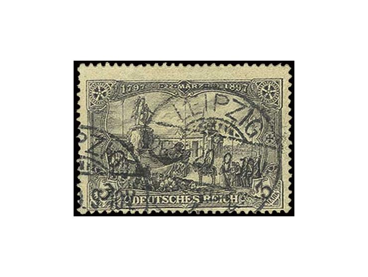 3 M.mit  Wz. Ringe, sauber gestempelt "LEIPZIG 26.10.20", Kabinett, sign. Bloch (Mi. 5.000,-)