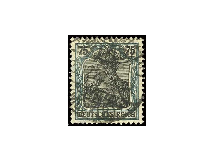 75 Pfg., gestempelt, Pracht, sign. Oechsner BPP und Infla (Mi. 450,-)