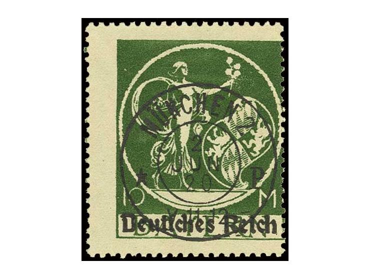 10 M., sauber zentrisch gestempelt "MÜNCHEN 2 2 JUN 20", Kabinett, Befund Weinbuch BPP