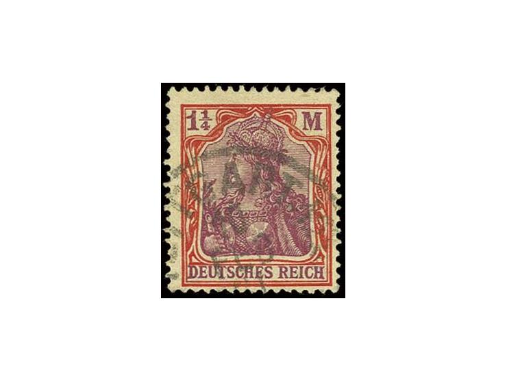 1¼ M. mit EKr. "STUTTGART", unwesentliche Zahnverkürzungen (Mi. 1.300,-)