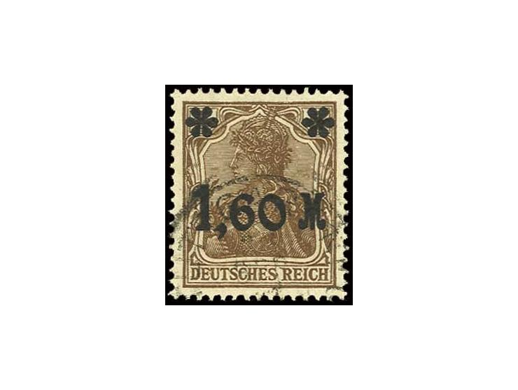 1,60 M. braun, gestempelt, Pracht, Fotobefund Weinbuch BPP (Mi. 550,-)