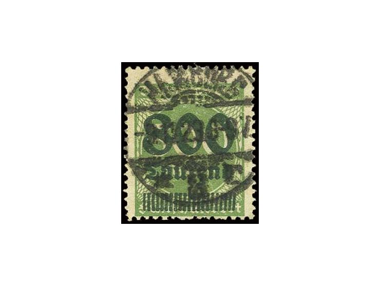 800 Tsd. auf 500 M., sauber und zeitgerecht gestempelt "HAMBURG 9.11.23", Kabinett, Fotoattest Dr. Oechsner BPP (Mi. 2.000,-)