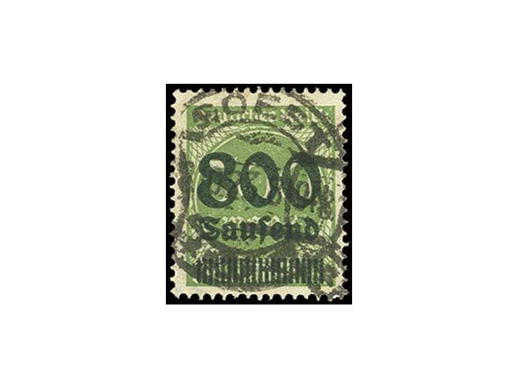 800 Tsd. auf 500 M. mit zentrischem Stempel "SOEST 8.10.23", Kabinett, sign. Infla und Oechsner BPP mit Fotoattest (Mi. 2.000