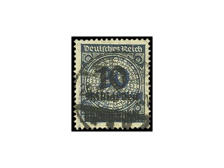 10 Mrd. auf 20 Mio. M. schwarzblau mit Stempel "STETTIN 29.11.23", Kabinett, sign. Infla und Fotoattest Bechtold BPP