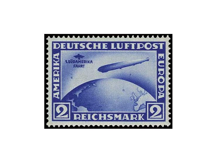 1930, Südamerikafahrt 2 M. mit Wz. stehend, postfrisch, Kabinett (Mi. 2.200,-)