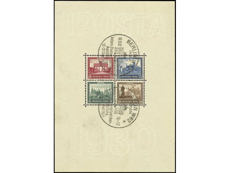 dito, mit Sonderstempel, leichte Randknitter und oben links kurzer lilafarbener Strich (Mi. 2.000,-)