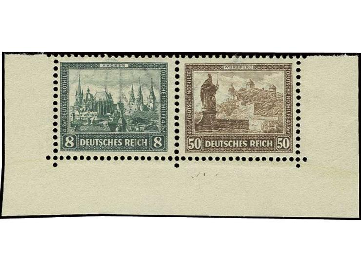 4 Zusammendrucke aus Block kpl. mit Blockrändern, postfrisch, Pracht