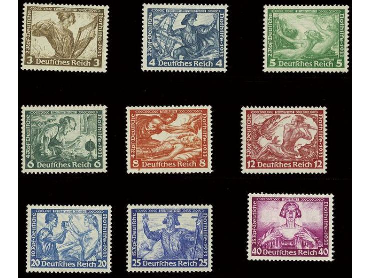 Wagner 3-40 Pfg. kpl., postfrisch, Pracht, Fotoattest Oechsner BPP