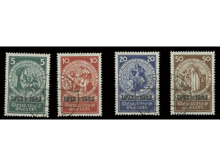 5-50 Pfg. kpl., sauber gestempelt, Kabinett, sign. Schlegel BPP (Mi. 1.600,-)