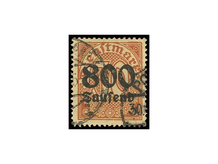 800 Tsd. auf 30 Pfg., gestempelt, Kabinett, sign. Bechtold BPP und Infla (Mi. 400,-)