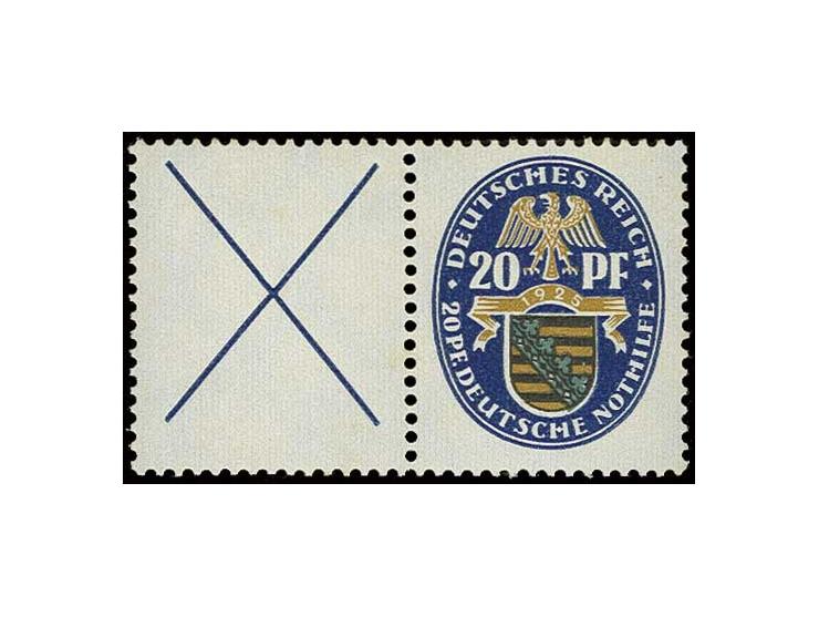 Nothilfe X+20 Pfg., postfrisch, Kabinett, Fotobefund H.-D. Schlegel BPP (Mi. 350,-)