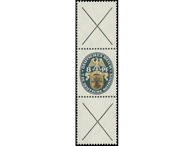X+8+X, postfrisch, ganz schwache Fingerspur, sign. Schlegel BPP (Mi. 2.200,-)