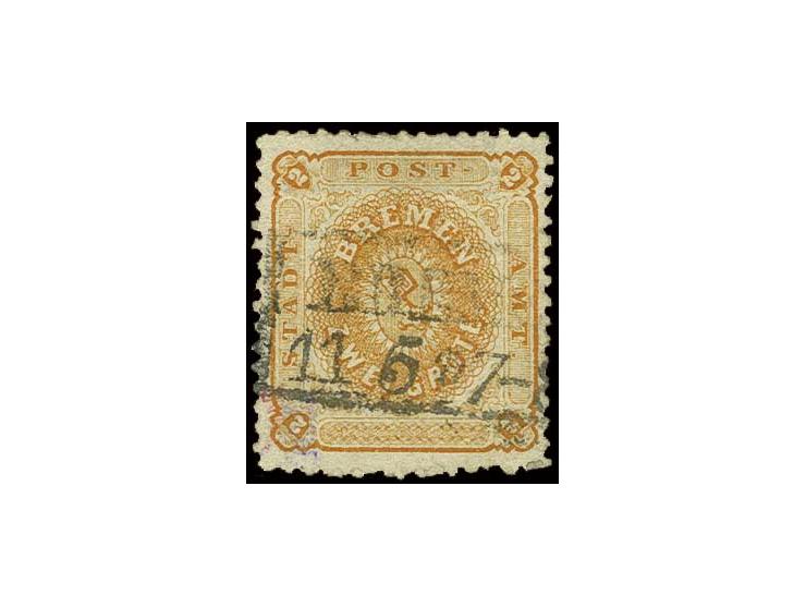 2 Grote orange mit sauberem Ra2, kleine Mängel, mehrfach sign. und Kurzbefund Heitmann BPP