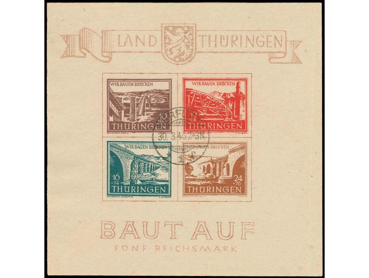 dito, Type III, gestempelt "ERFURT 30.3.46", Fotoatteste Zierer und Ströh BPP (Mi. 1.700,-)