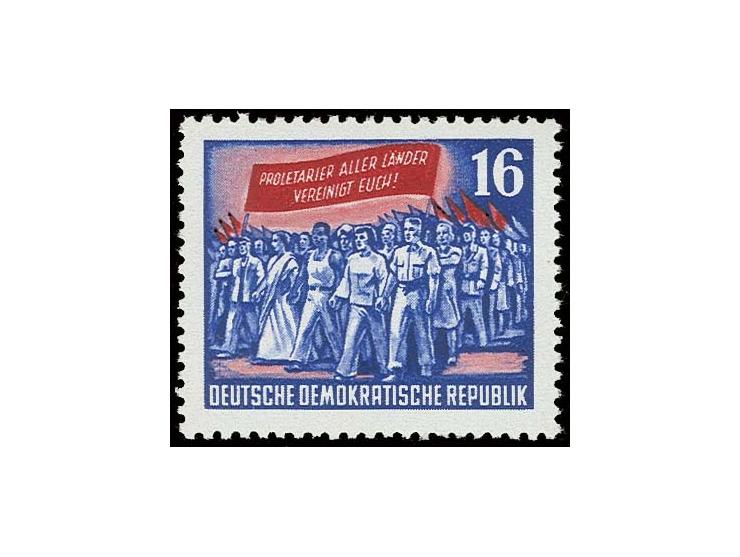 Marx 16 Pfg. mit Wz. XII, postfrisch, sign. Paul BPP (Mi. 500,-)