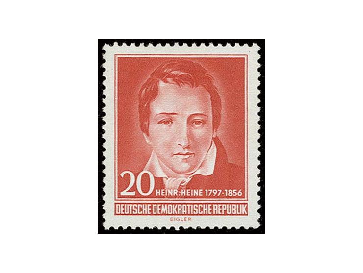 1956, Heine 20 Pfg. mit Wz. YI, postfrisch, unsigniert, Fotoattest Schönherr BPP (Mi. 800,-)