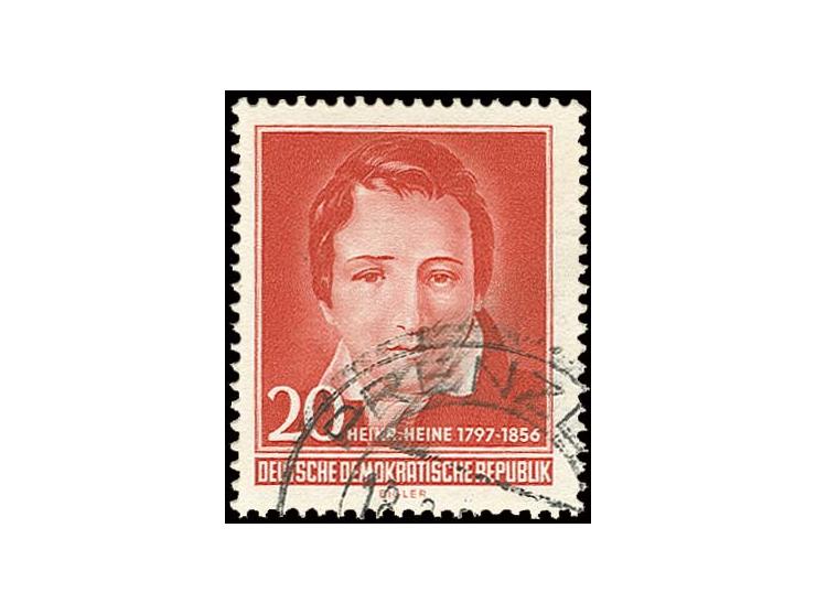 20 Pfg. mit Wz. YI gestempelt "PRENZLAU 18.2.56", Befund Mayer BPP (Mi. 500,-)