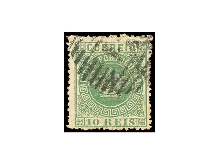 4½ on 10 r. green, used, fine, scarce (AF no. 72)
