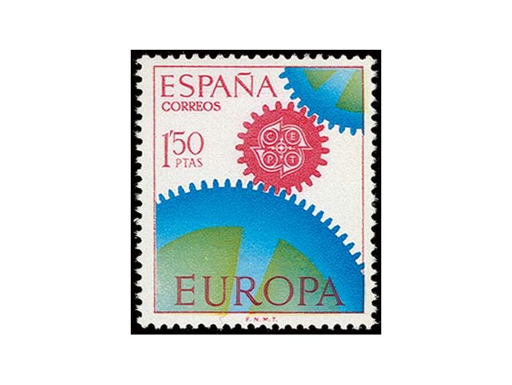 1967, CEPT 1,50 pts. in unissued colours, unhinged mint, fine and rare