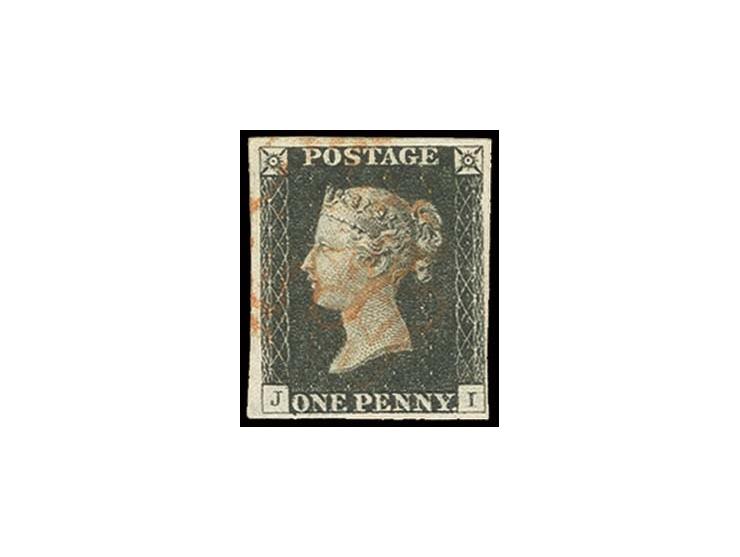 JI, good to mostly wide margins, light red MC, fine