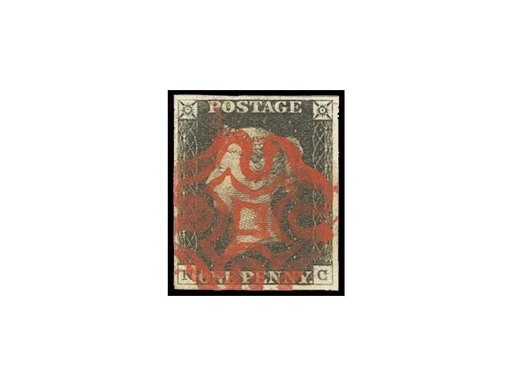 NC, good to wide margins, intense red MC, very fine