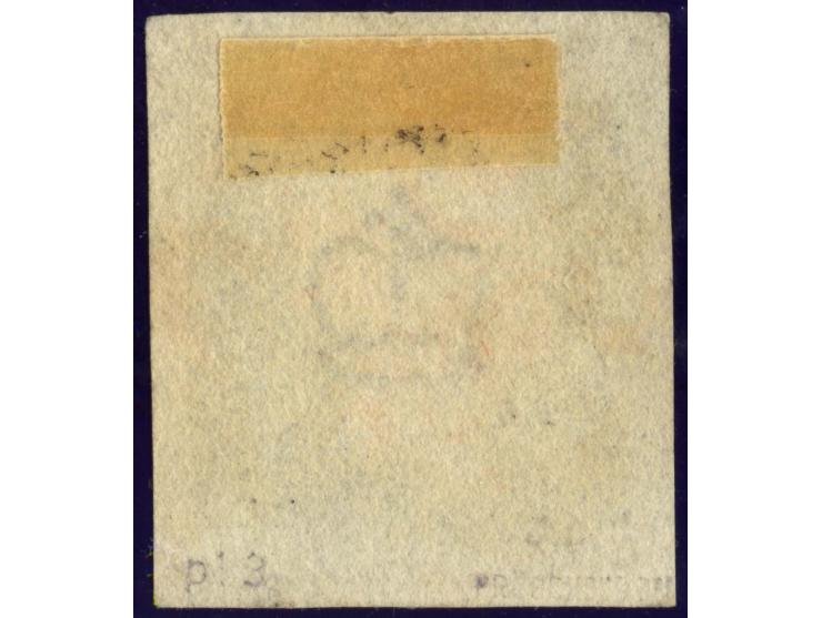 NL, large to very large margins, central clear light red MC, extremely fine, signed Pröschold BPP