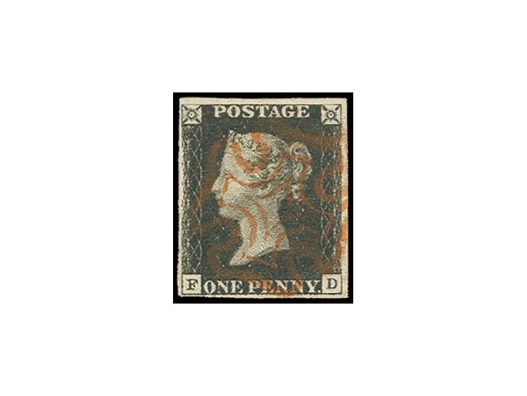 FD, good to wide margins, clear central red MC, very fine