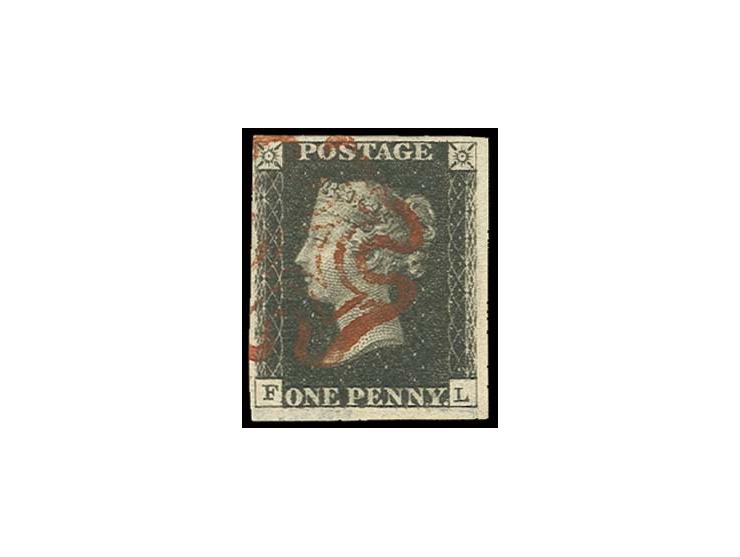 FL, good to very wide margins, dark red MC, very fine