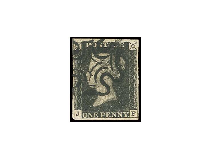 JF, good to wide margins, clear black MC, fine