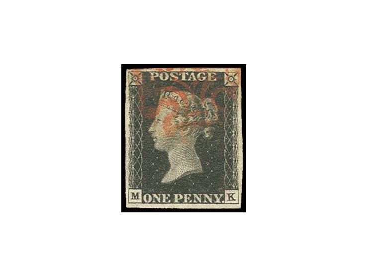 MK, good to wide margins, red MC, fine/very fine