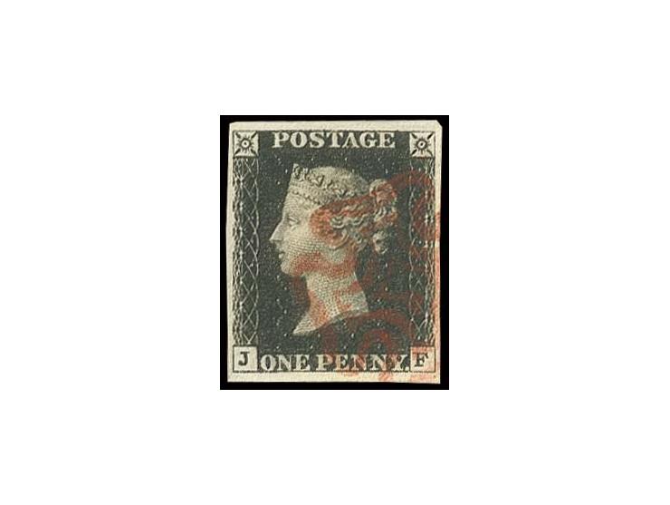 JF, good to wide margins, clear red MC, very fine