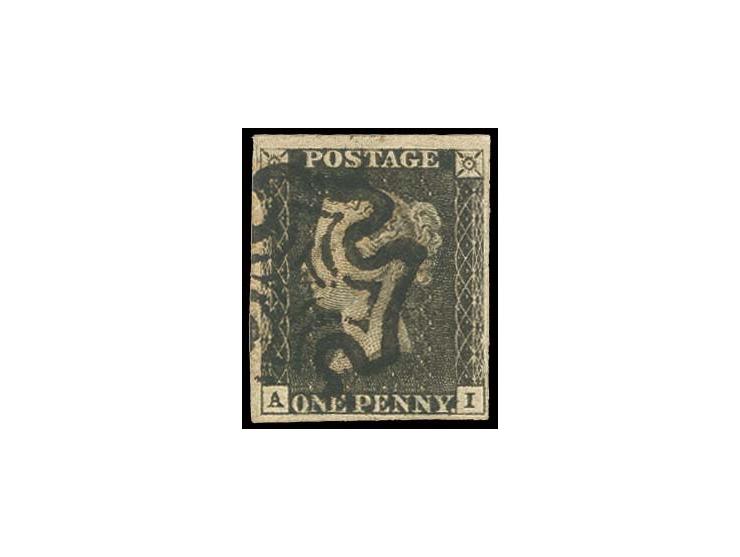 Plate 7: AI, good to wide margins, black thick lined MC, very fine