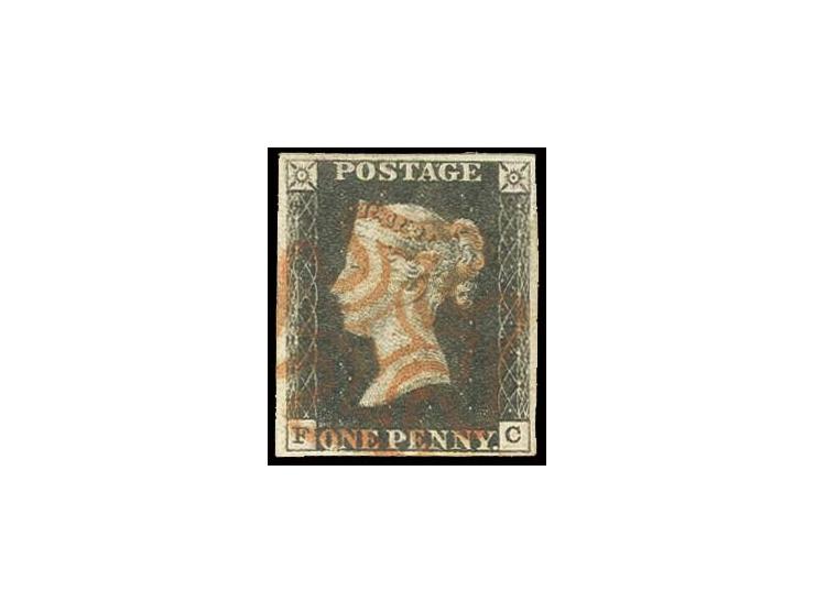 FC, good even margins, clear central red MC, fine