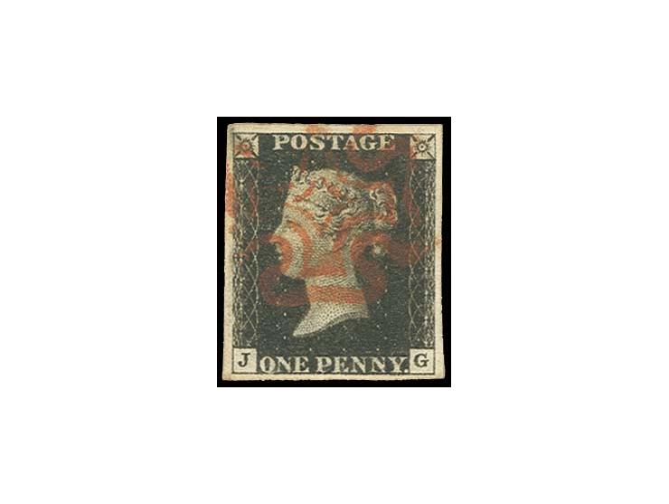JG, good to large even margins, clear red MC, very fine