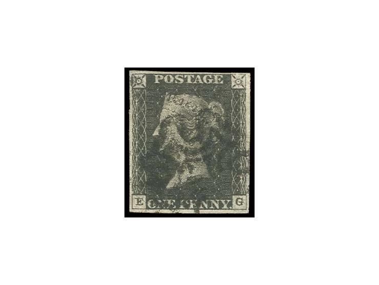EG, clear to good margins, black MC, fine