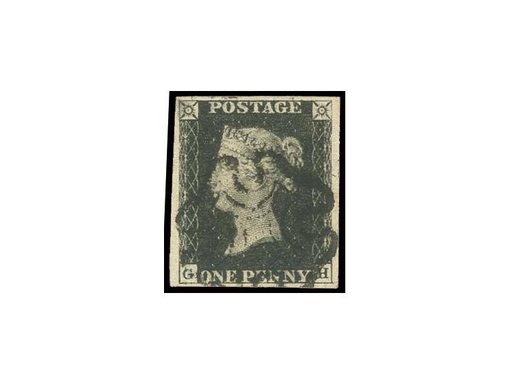 GH, good to wide margins, black MC, very fine