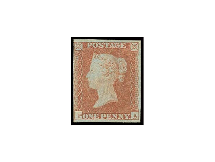 1841, 1 d. red-brown, plate 97, PA with misplaced P, unused, large part o.g., very fresh and fine, certificate Louis BPP