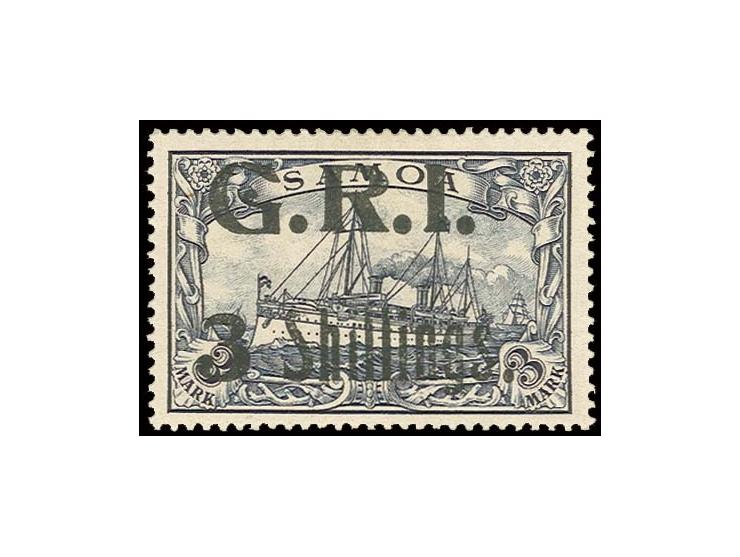 1914, GRI 3 sh. on 3m., unused, very fine, signed Köhler
