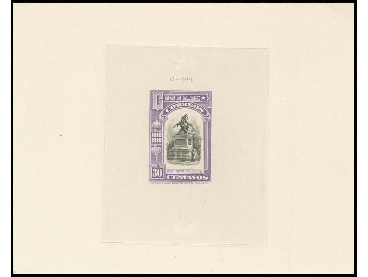 30 c. red lilac/black completed die proof in issued colours, file number C-944, fine, in addition the normal stamp