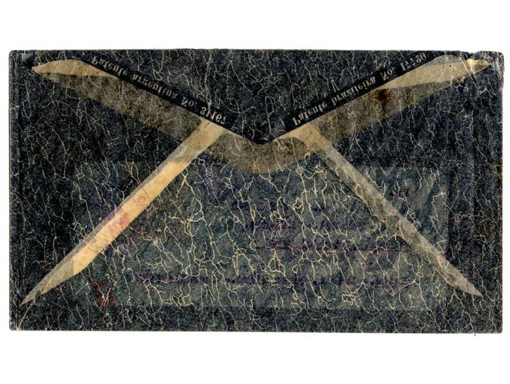 1928/32, 30 c. brown with double overprint, one inverted, with additional franking, tied by cds. to registered cover to Balbo