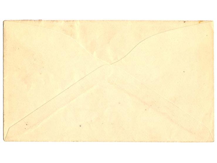 WEI HAI WEI : 1898, 2c. on scarlet in combination with Imperial post 1c. ocre on small cover  to Chefoo, both stamps cancelle