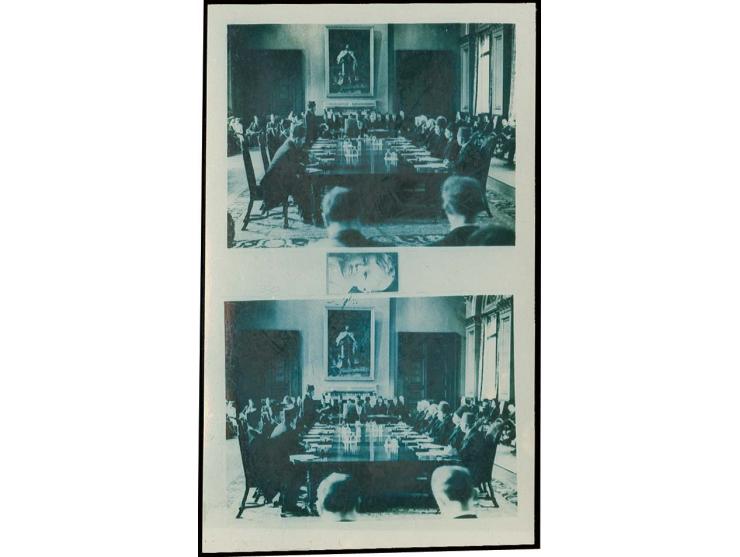 1936, Anglo-Egyptian Treaty, 5 photographic essays incl. 2 pairs, different colours and sizes, also issued set, ex Bertram