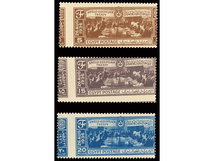 5 m.-20 m. with oblique perforation, unhinged mint