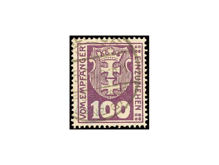 1923, 100 Pfg., sauber gestempelt, Kabinett, sign. Infla