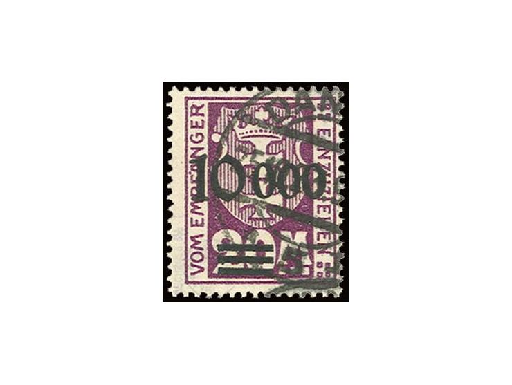 10000 auf 20 M., sauber gestempelt, Kabinett, sign. Infla/Oechsner BPP