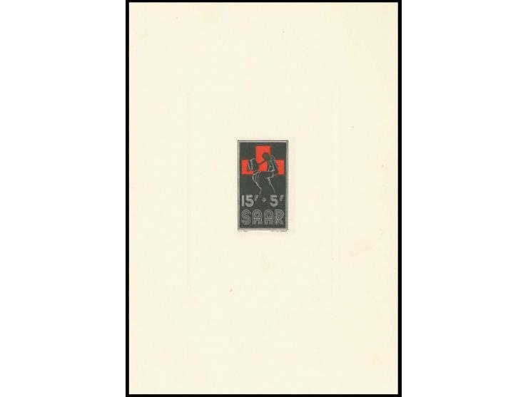 1955, 5 verschiedene Ausgaben als Ministerblocks auf Kartonpapier, ohne Gummi wie verausgabt (Mi. 750,-)