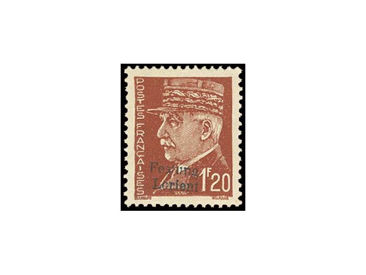 1,20 Fr., postfrisch, Kabinett, Fotoattest Herbst BPP
