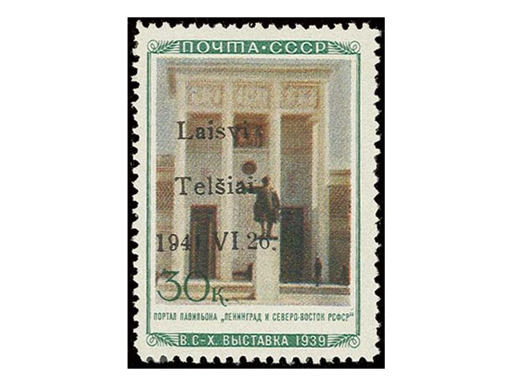 Pavillon des Nordostens 30 K., Type I, postfrisch, Kabinett, Fotoattest Krischke BPP