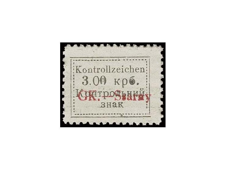 3 Krb. in guter Type VI, ohne Gummi, Pracht, Fotoattest Krischke BPP