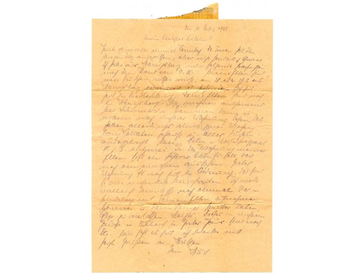 Vordruck-Faltbrief mit Normstempel "e 13.3." und Absendervermerk mit Feldpostnummer "03226 A" sowie rückseitig mit Verschlußs